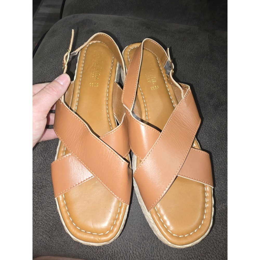 Bella Vita Womens Jes Open Toe Casual Ankle Strap Wedges Size 11W